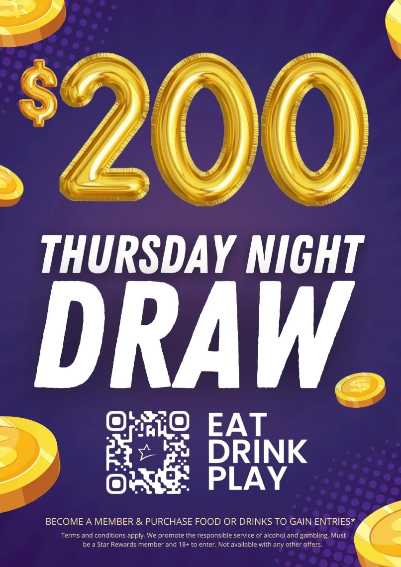 Join us for our Thursday night cash draw at the OG Hotel, your Adelaide local. Eat and Drink for entries to the prize